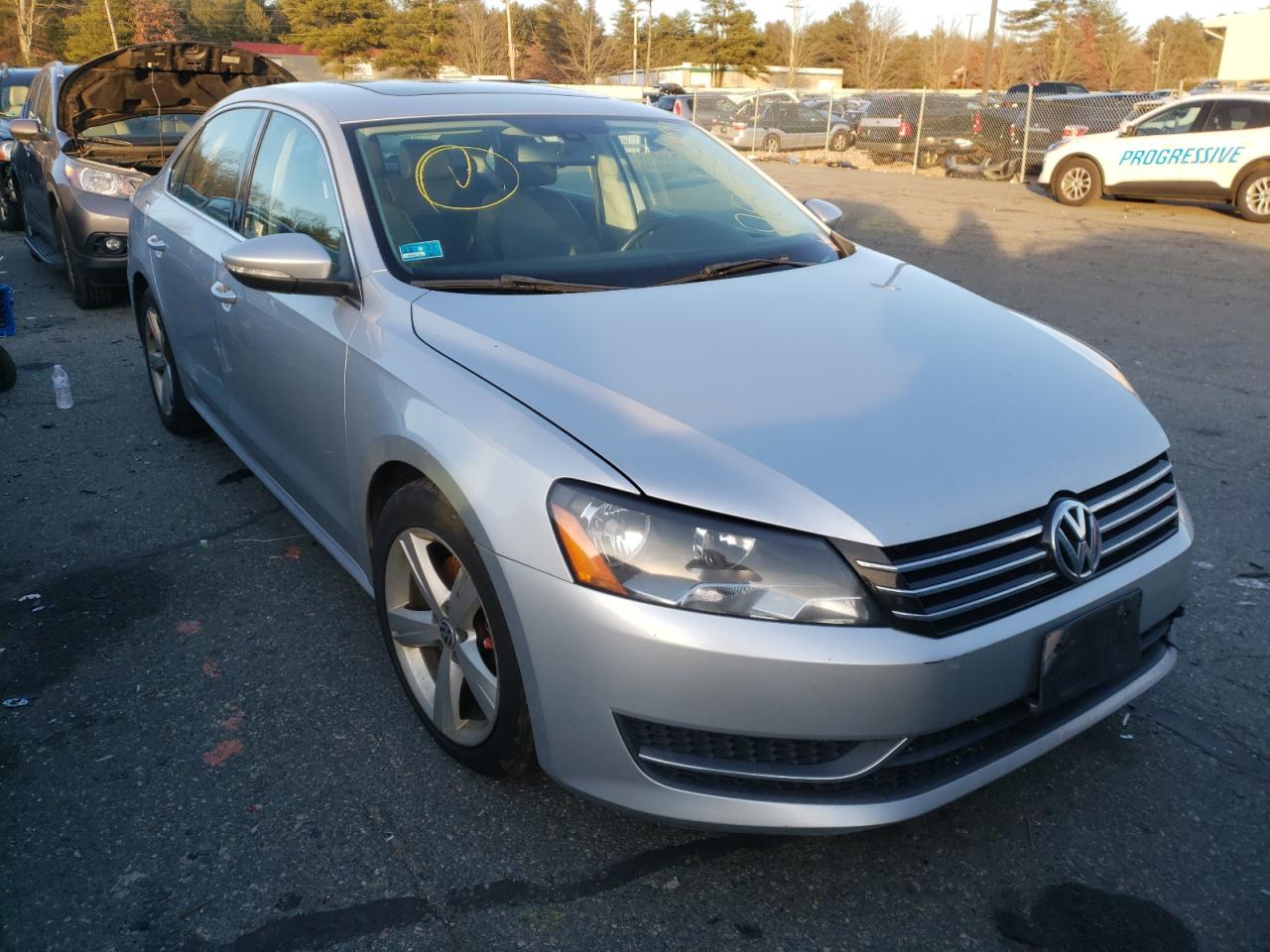 Photo 1 from auction – 2012 VOLKSWAGEN PASSAT SE with VIN 1VWBP7A37CC059214