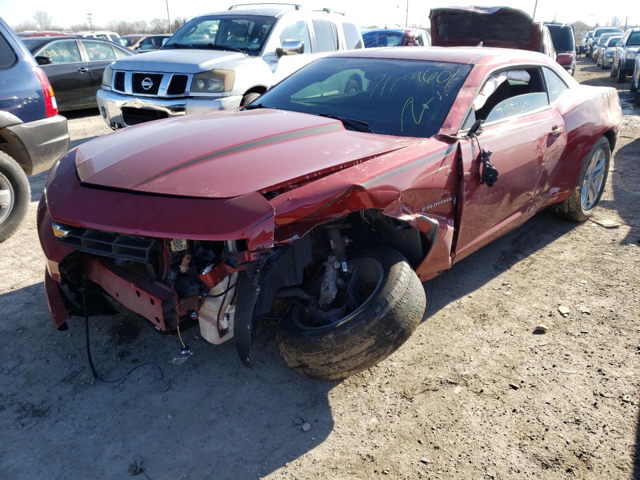Photo 2 from auction – 2015 CHEVROLET CAMARO LS with VIN 2G1FB1E35F9148276