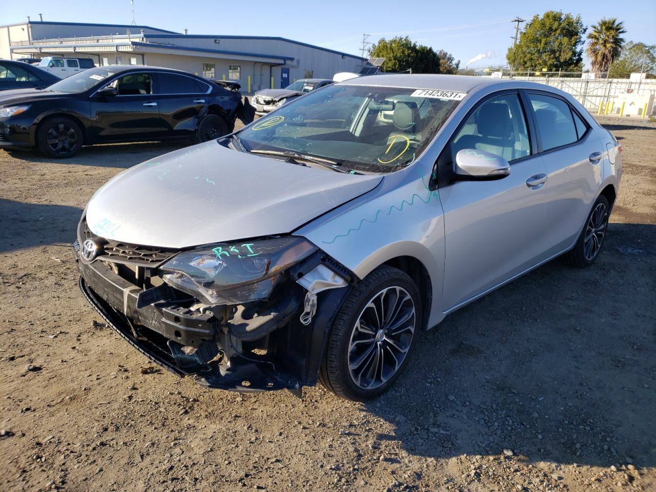 Photo 2 from auction – 2016 TOYOTA COROLLA L with VIN 5YFBURHE4GP451482