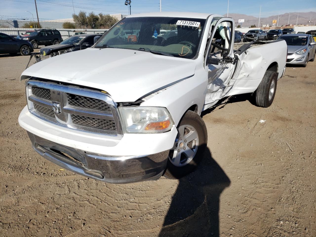 Photo 2 from auction – 2012 DODGE RAM 1500 S with VIN 3C6JD6EP3CG167462