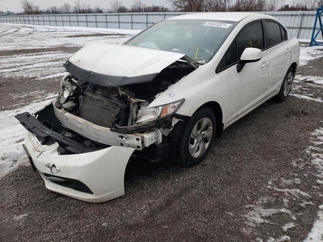 Photo 2 from auction – 2013 HONDA CIVIC LX with VIN 2HGFB2F42DH034969