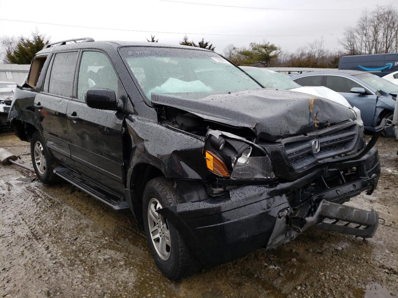 HONDA PILOT EXL 2004 with VIN 2HKYF18744H546138 - Photo from auction