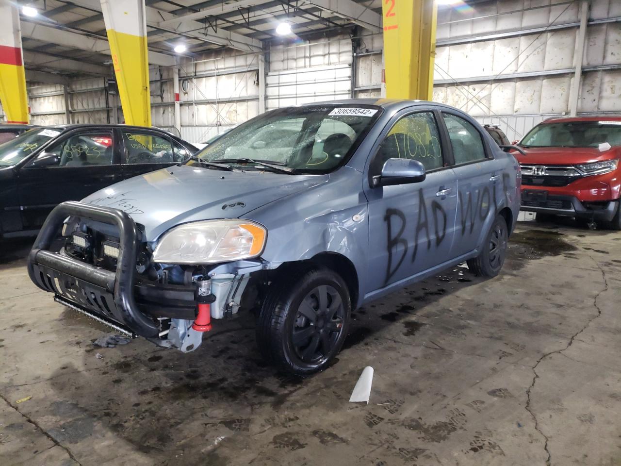 Photo 2 from auction – 2007 CHEVROLET AVEO BASE with VIN KL1TD566X7B062828