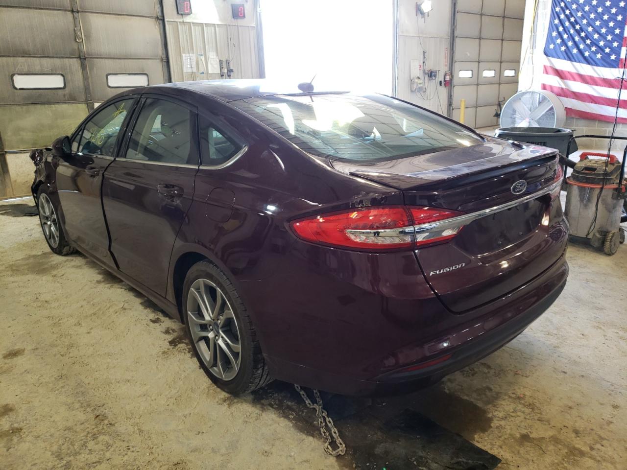 Photo 3 from auction – 2017 FORD FUSION S with VIN 3FA6P0G75HR104185