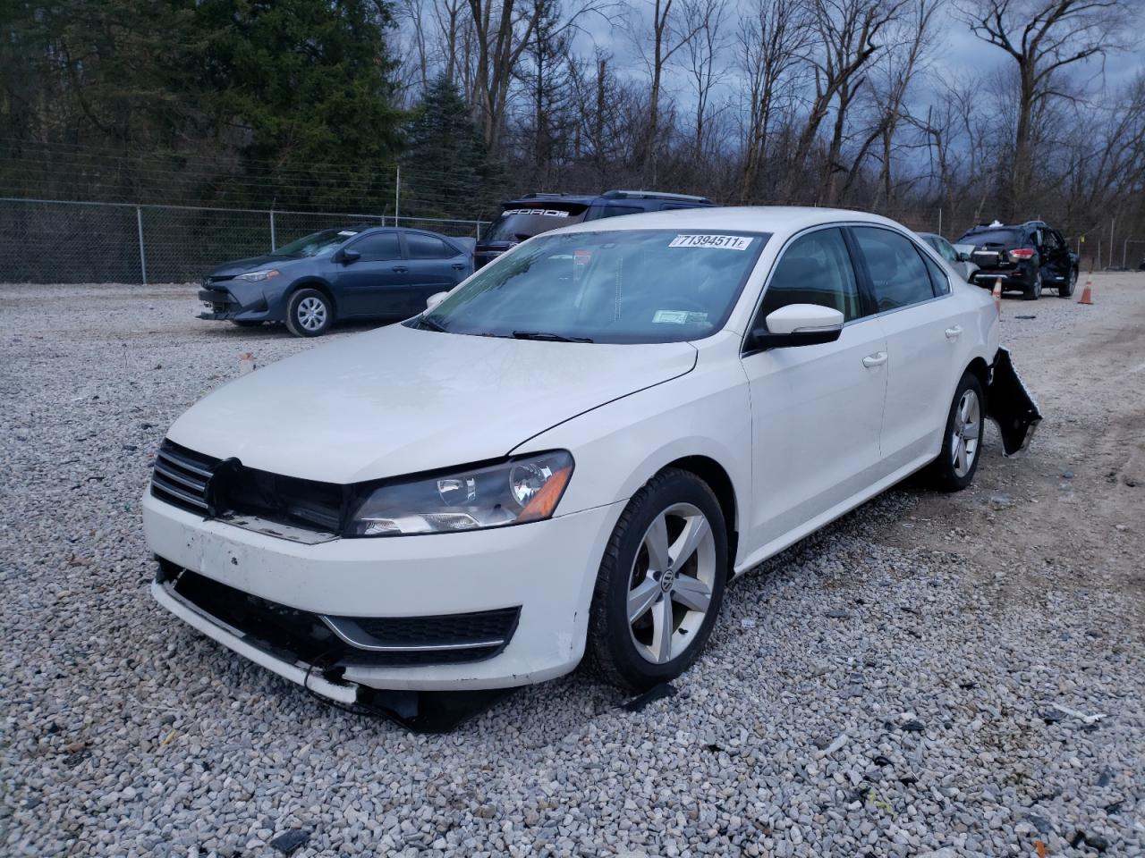 Photo 2 from auction – 2015 VOLKSWAGEN PASSAT SE with VIN 1VWBS7A39FC016576