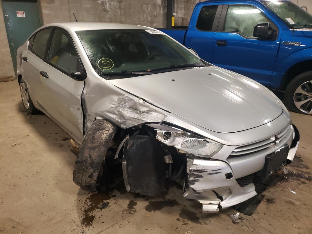 DODGE DART SE 2013 with VIN 1C3CDFAA2DD126228 - Photo from auction