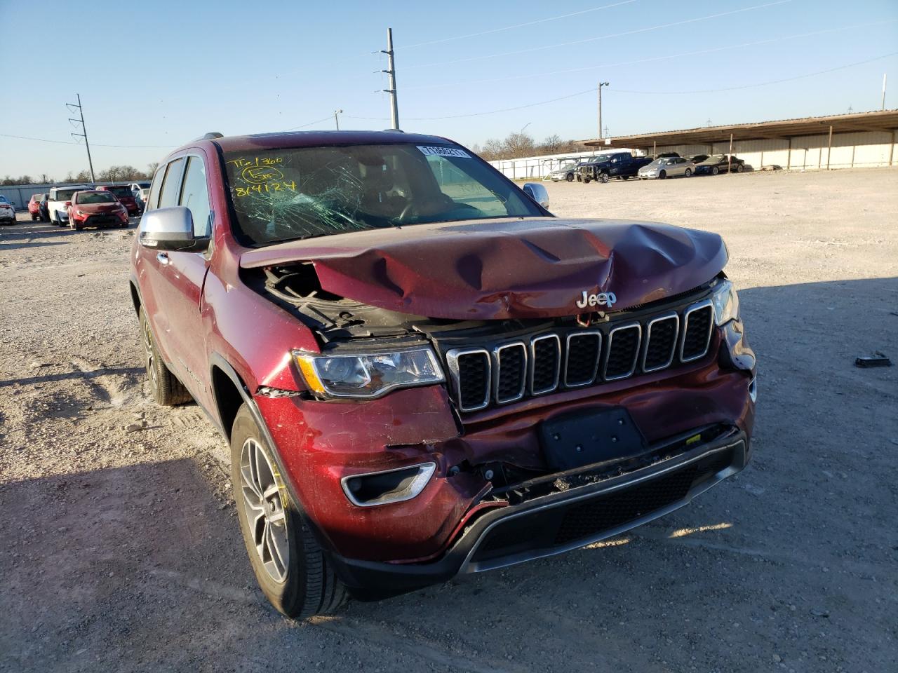 Photo 1 from auction – 2019 JEEP GRAND CHER with VIN 1C4RJFBG6KC814124