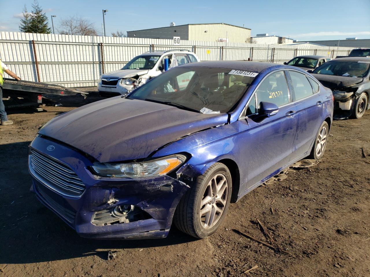Photo 2 from auction – 2013 FORD FUSION SE with VIN 3FA6P0HR9DR312967