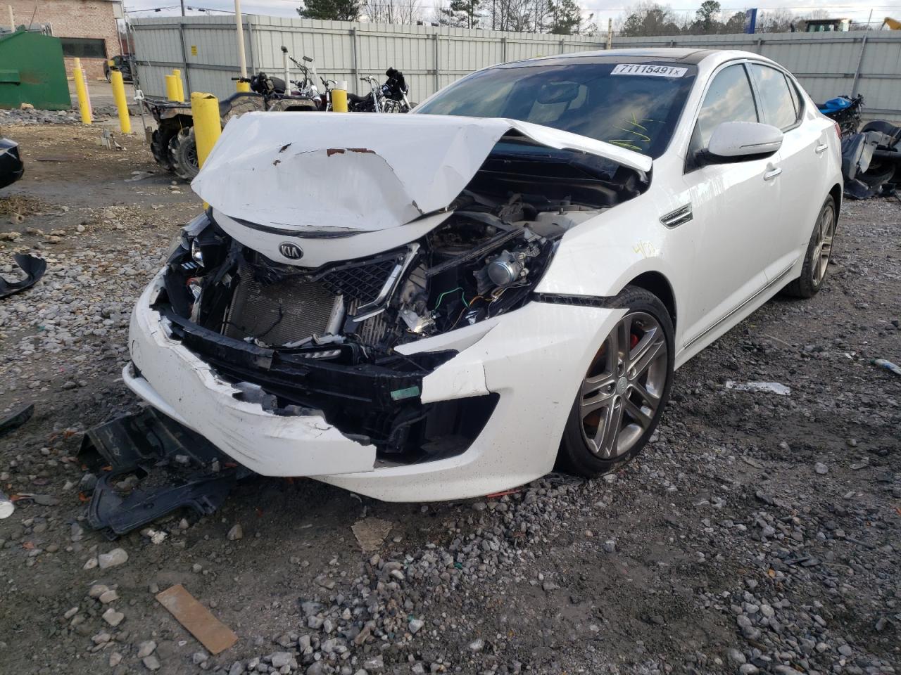 Photo 2 from auction – 2013 KIA OPTIMA SX with VIN 5XXGR4A69DG157335