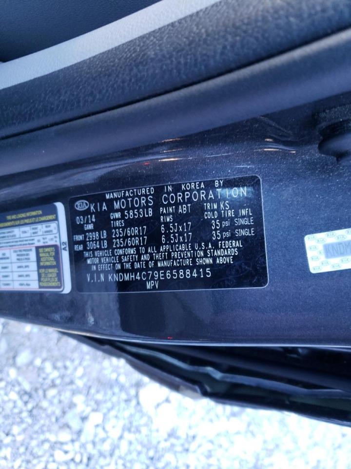 Photo 10 from auction – 2014 KIA SEDONA EX with VIN KNDMH4C79E6588415