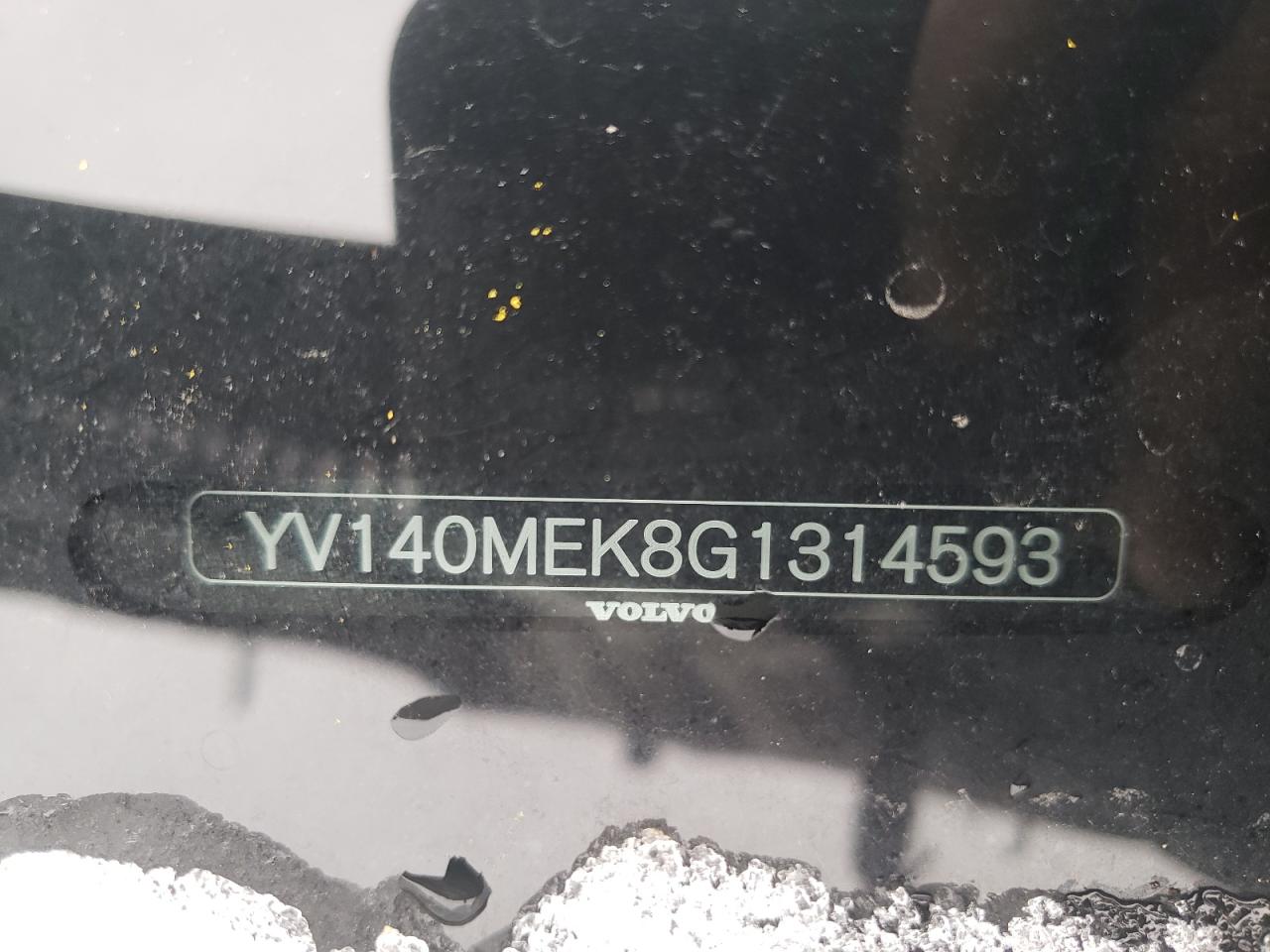 Photo 10 from auction – 2016 VOLVO V60 T5 PRE with VIN YV140MEK8G1314593