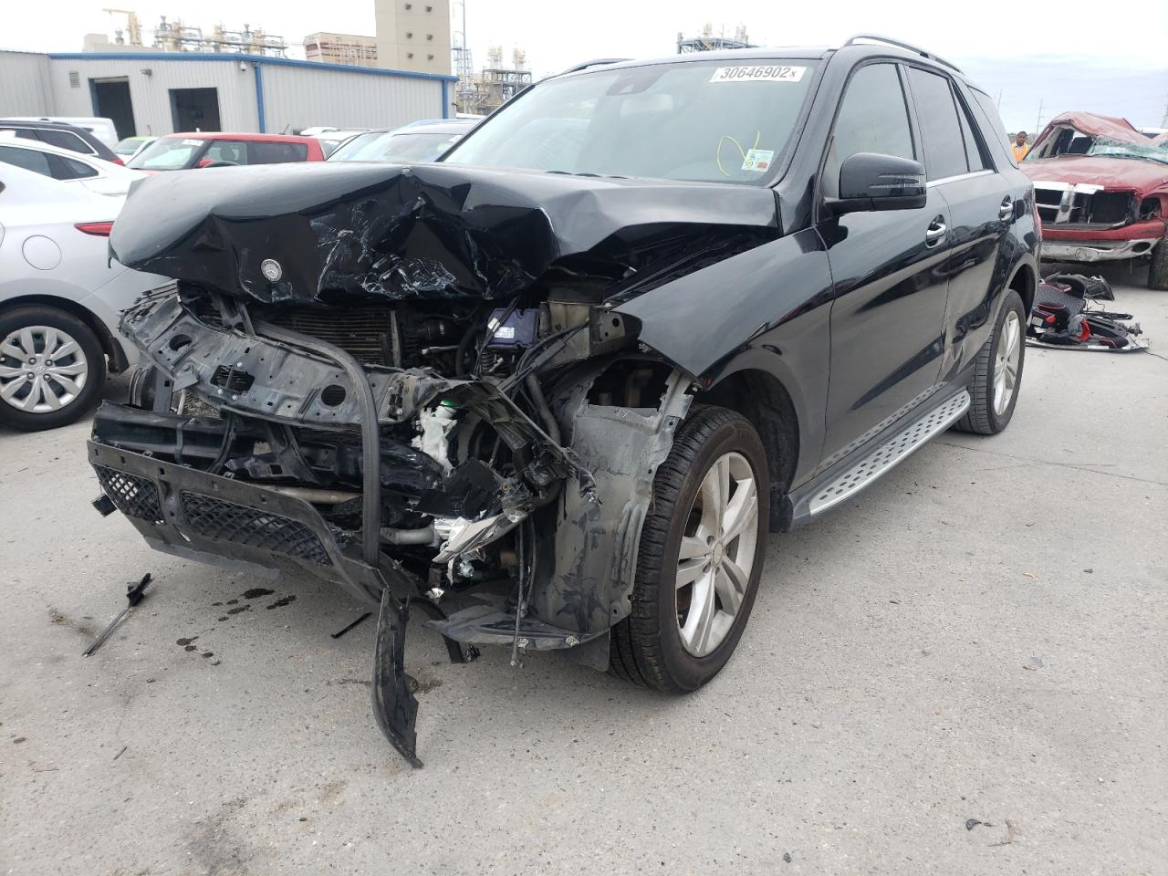 Photo 2 from auction – 2015 MERCEDES-BENZ ML 350 with VIN 4JGDA5JB2FA613750