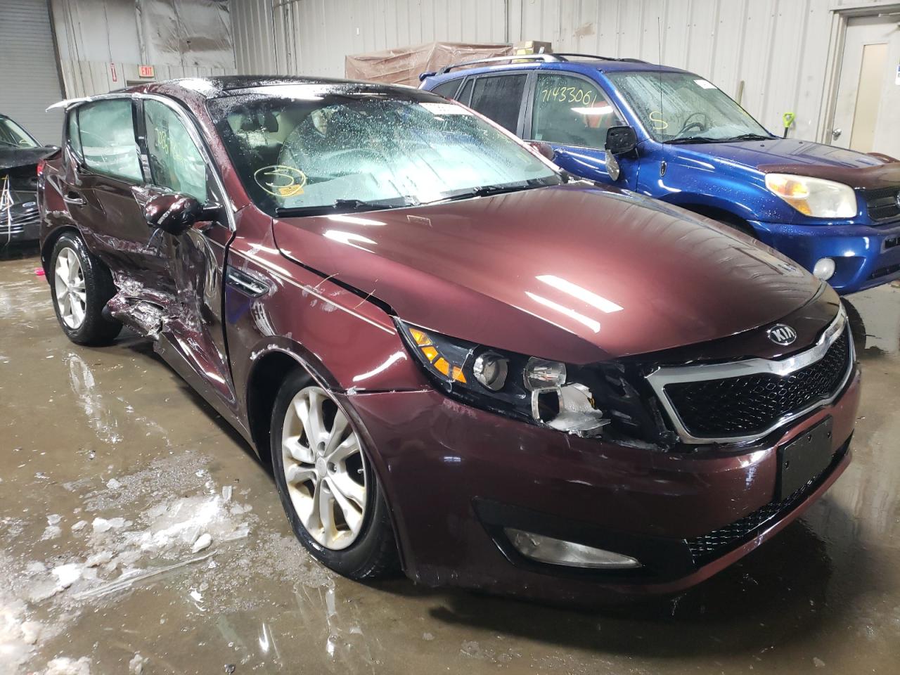 KIA OPTIMA EX 2013 with VIN 5XXGN4A71DG096261 - Photo from auction