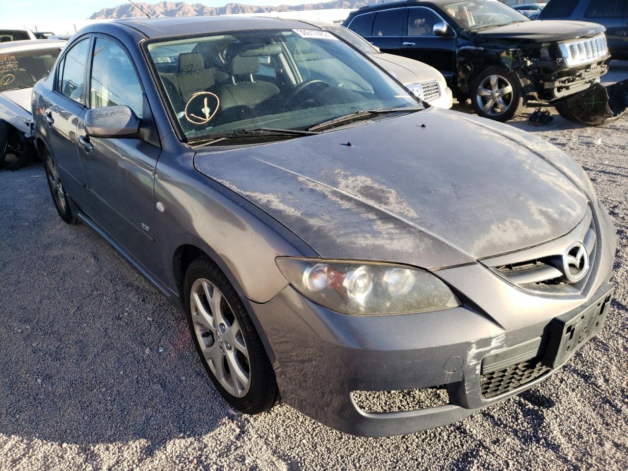 MAZDA 3 S 2008 with VIN JM1BK323681814820 - Photo from auction