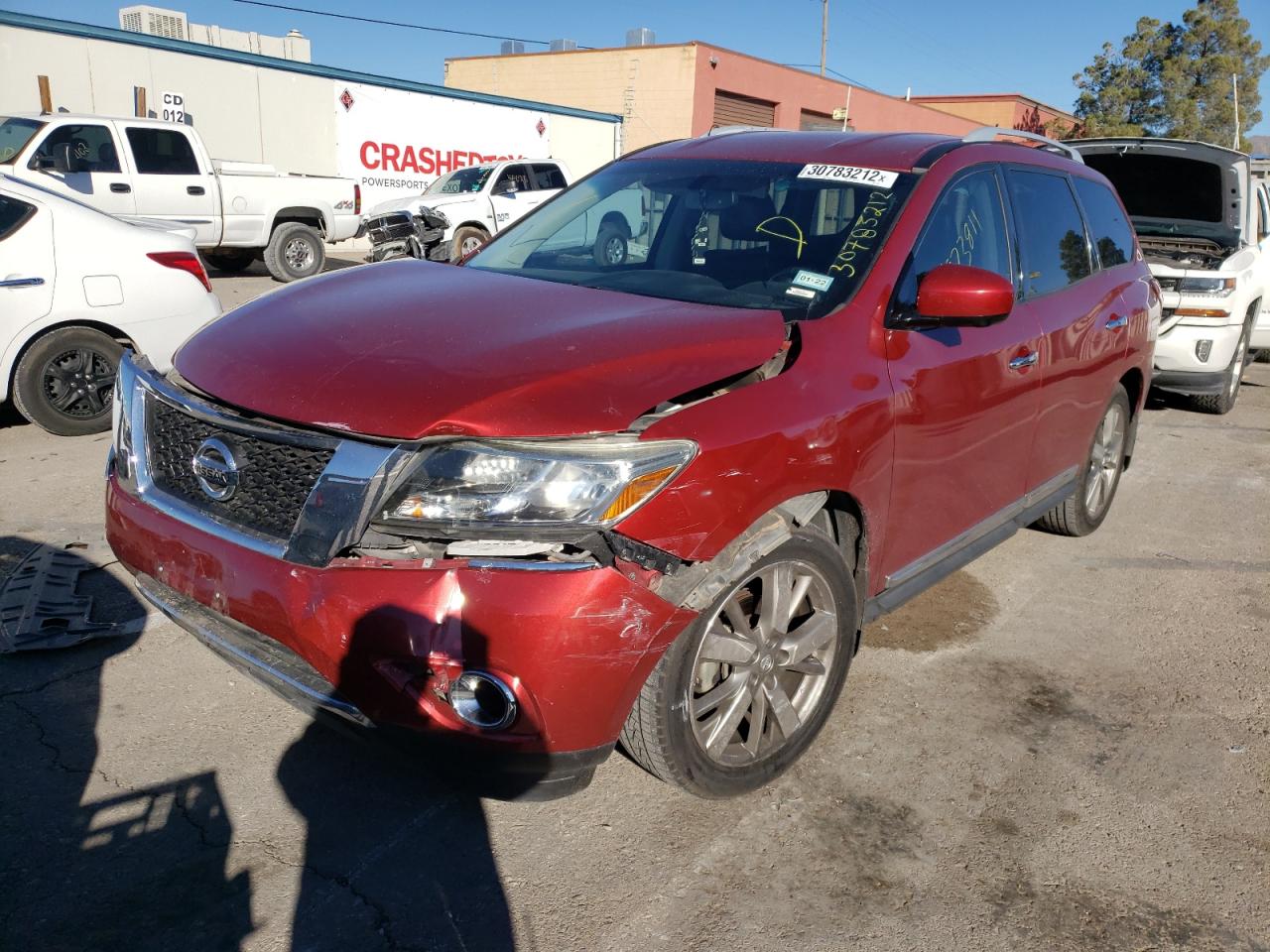Photo 2 from auction – 2014 NISSAN PATHFINDER with VIN 5N1AR2MM5EC605667