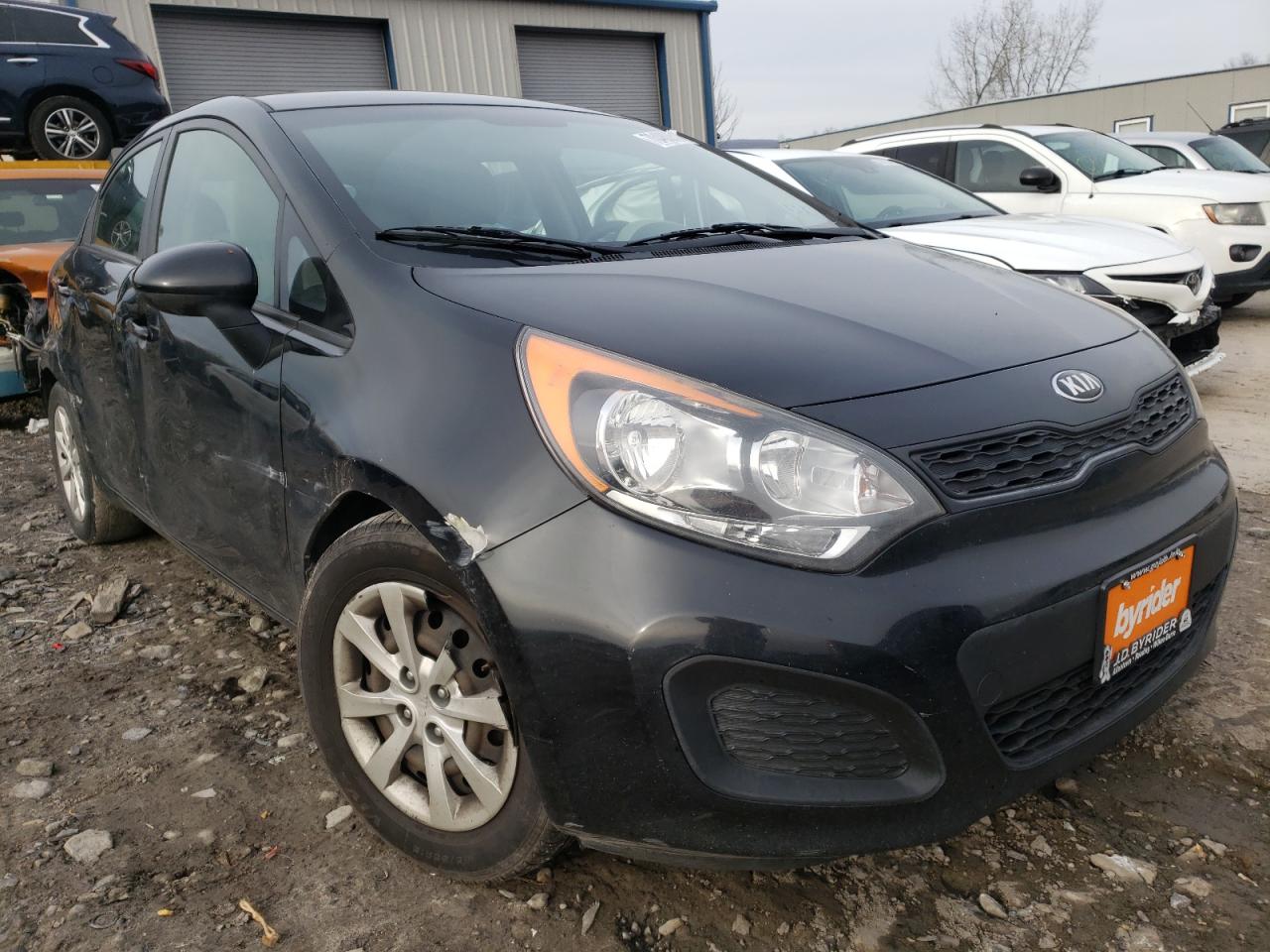 KIA RIO LX 2013 with VIN KNADM5A31D6182268 - Photo from auction