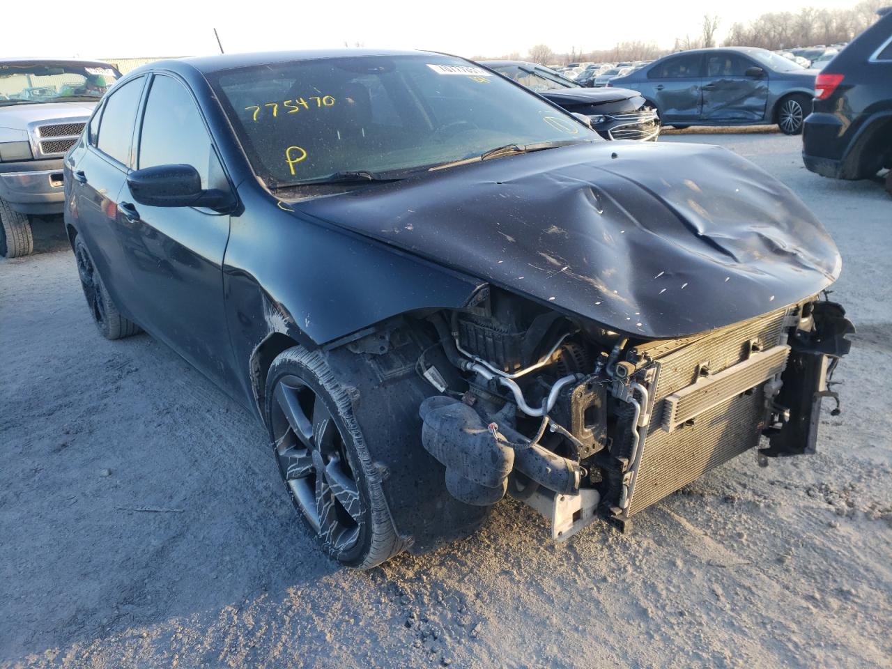 DODGE DART SXT 2014 with VIN 1C3CDFBB9ED775470 - Photo from auction