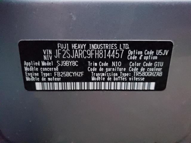 Фото 10 с аукциона – 2015 SUBARU FORESTER 2 с VIN JF2SJARC9FH814457