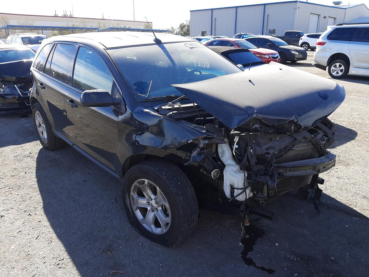 FORD EDGE SEL 2014 with VIN 2FMDK3JC4EBA90759 - Photo from auction