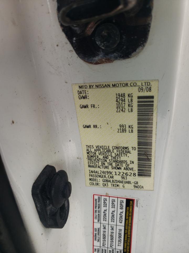 Photo 10 from auction – 2009 NISSAN ALTIMA 2.5 with VIN 1N4AL24E99C122628