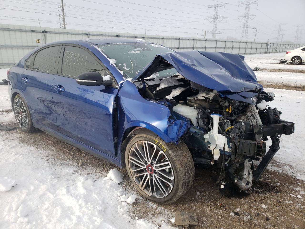 KIA FORTE GT 2020 with VIN 3KPF44AC6LE138863 - Photo from auction