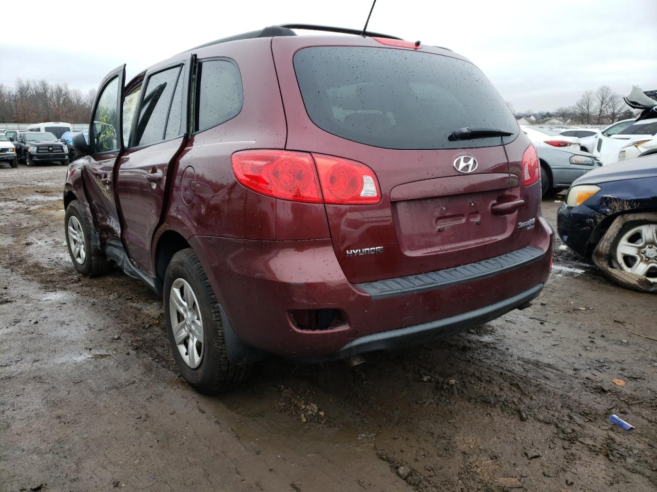 Photo 3 from auction – 2009 HYUNDAI SANTA FE G with VIN 5NMSG73D19H295215