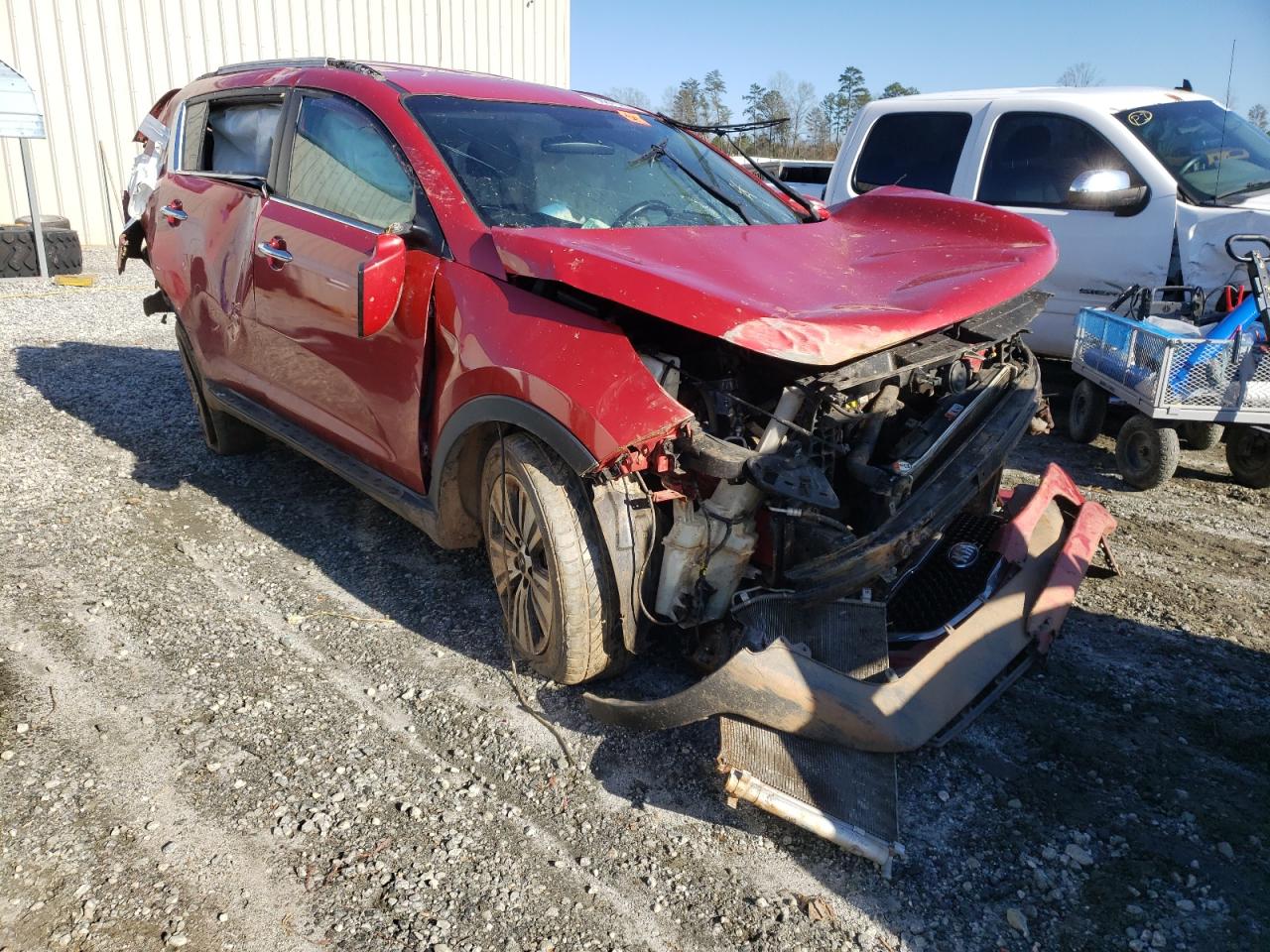 KIA SPORTAGE E 2014 with VIN KNDPC3AC7E7582628 - Photo from auction