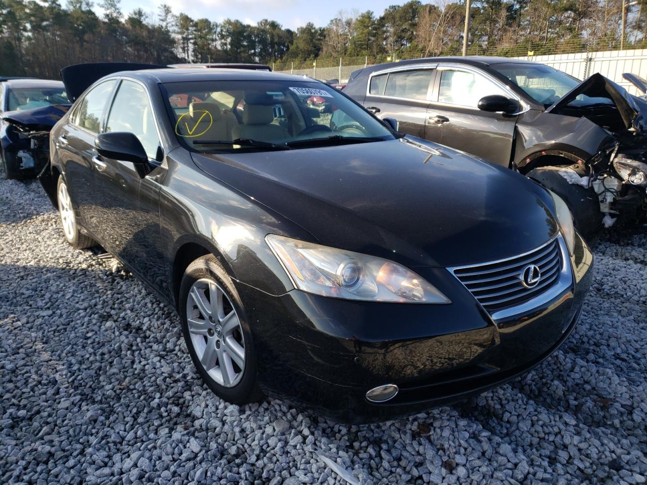 LEXUS ES 350 2009 with VIN JTHBJ46G392279526 - Photo from auction