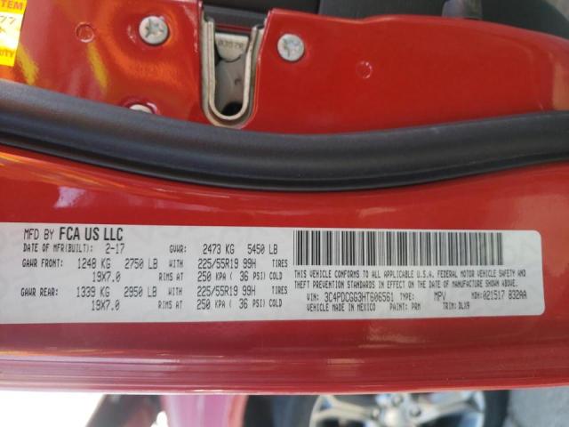 Photo 10 from auction – 2017 DODGE JOURNEY CR with VIN 3C4PDCGG3HT606561