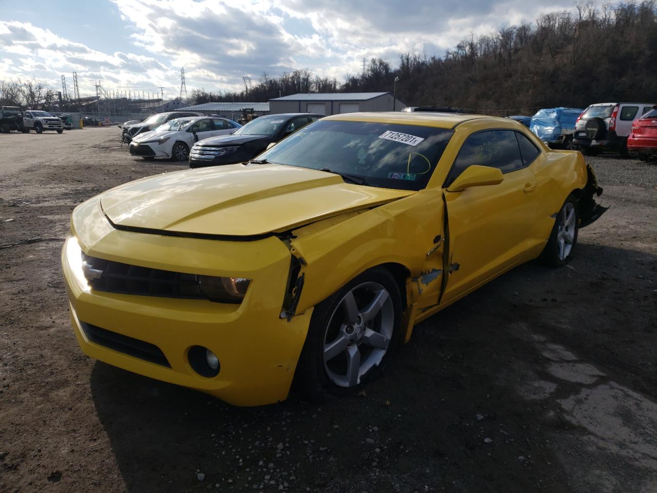 Photo 2 from auction – 2010 CHEVROLET CAMARO LT with VIN 2G1FC1EV8A9102156