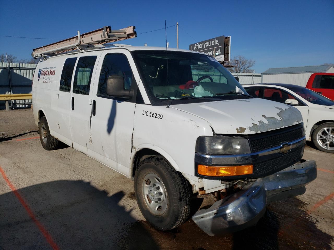 CHEVROLET EXPRESS G2 2008 with VIN 1GCGG29K781160795 - Photo from auction