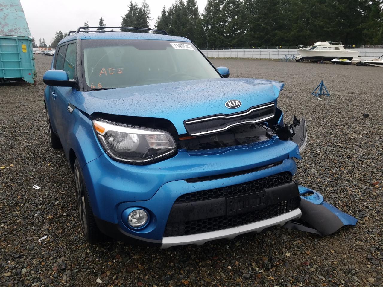 KIA SOUL + 2019 with VIN KNDJP3A57K7645847 - Photo from auction