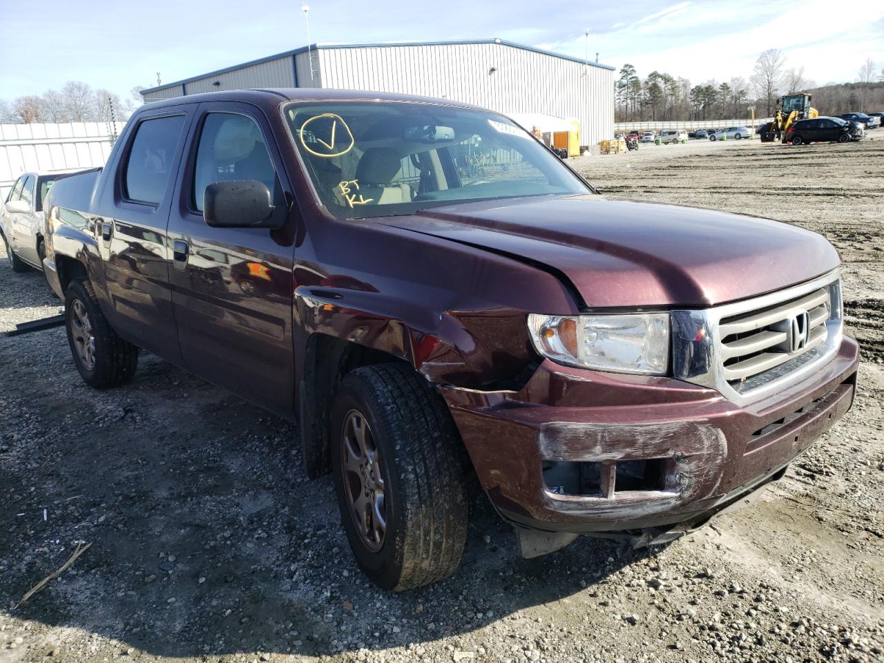 HONDA RIDGELINE 2013 with VIN 5FPYK1F21DB016833 - Photo from auction