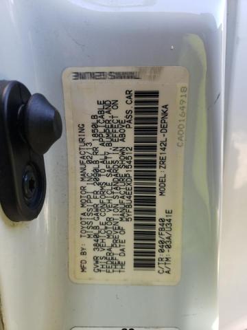 Photo 10 from auction – 2013 TOYOTA COROLLA BA with VIN 5YFBU4EEXDP154512