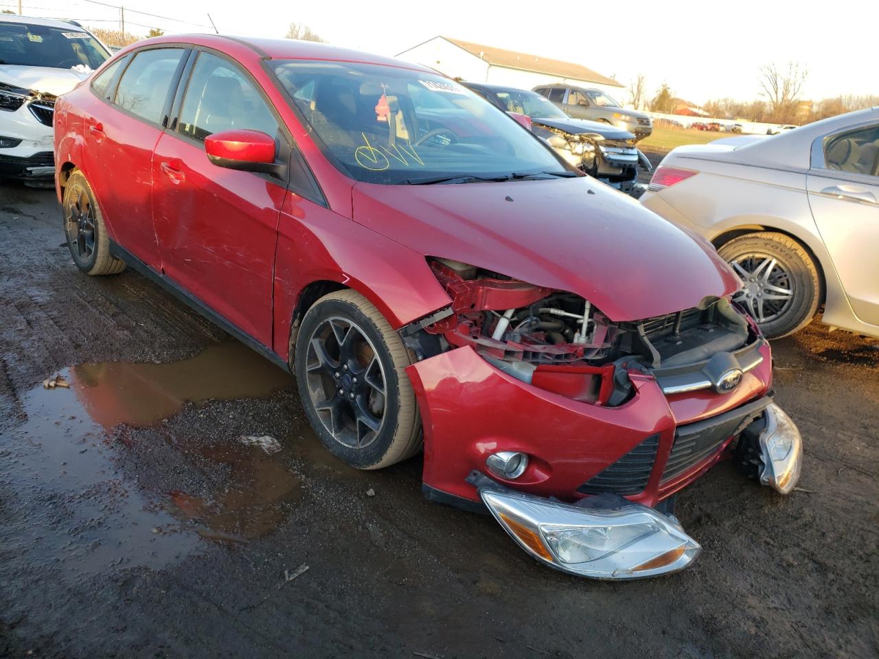 FORD FOCUS SE 2012 with VIN 1FAHP3F25CL464368 - Photo from auction