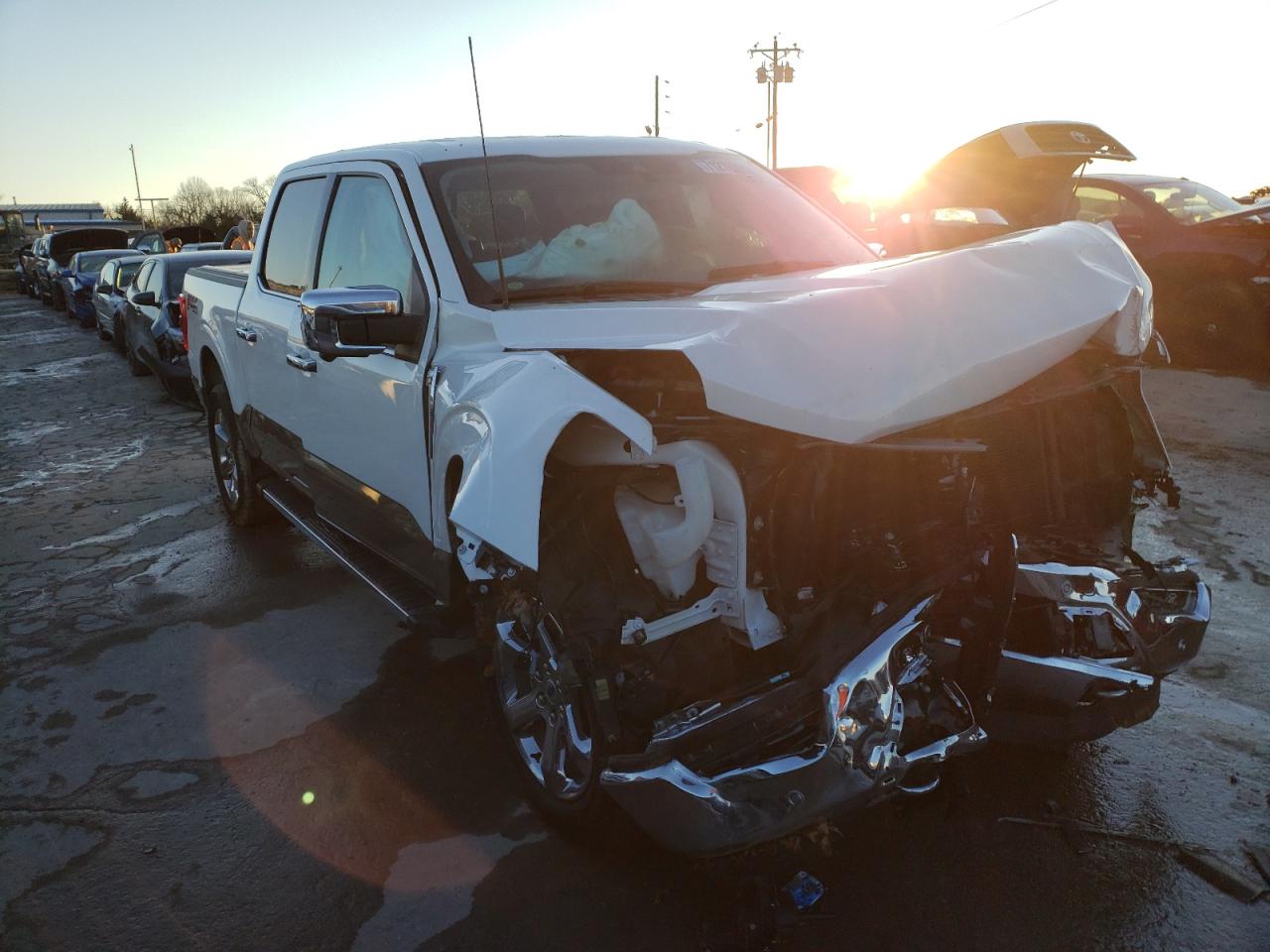 FORD F150 SUPER 2021 with VIN 1FTEW1EP4MFB60305 - Photo from auction