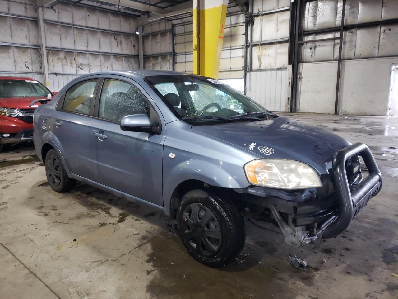 CHEVROLET AVEO BASE 2007 with VIN KL1TD566X7B062828 - Photo from auction
