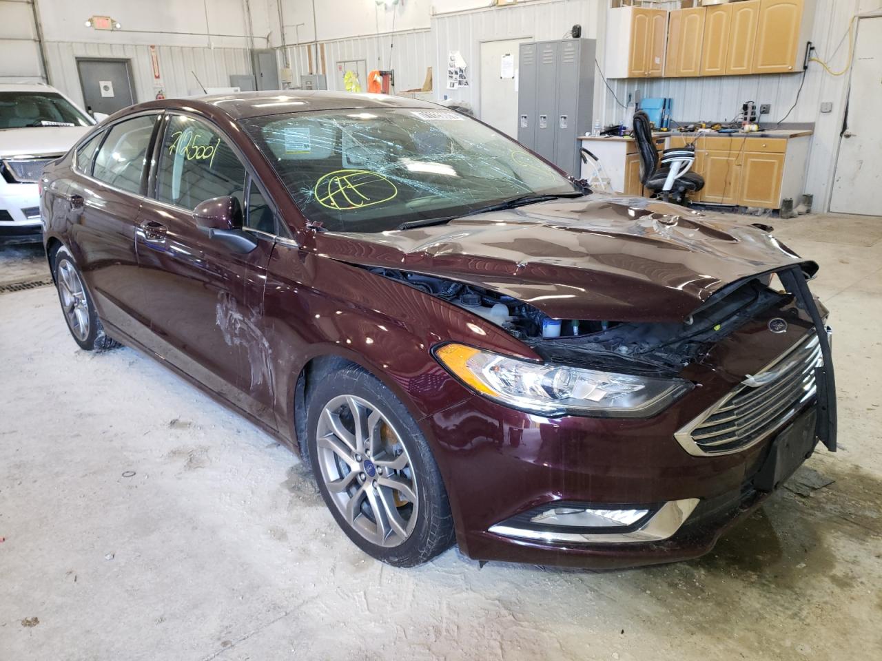 Photo 1 from auction – 2017 FORD FUSION S with VIN 3FA6P0G75HR104185
