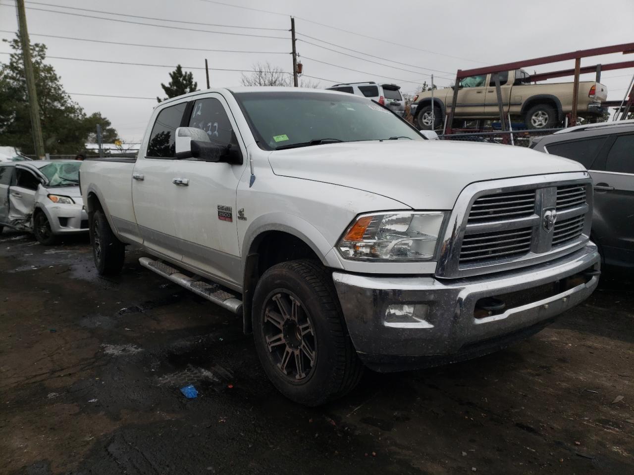 DODGE RAM 2500 L 2012 with VIN 3C6UD5KL7CG291582 - Photo from auction