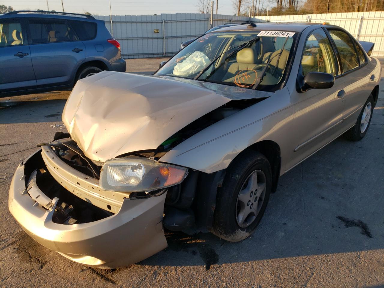 Photo 2 from auction – 2003 CHEVROLET CAVALIER with VIN 1G1JC52F837191410