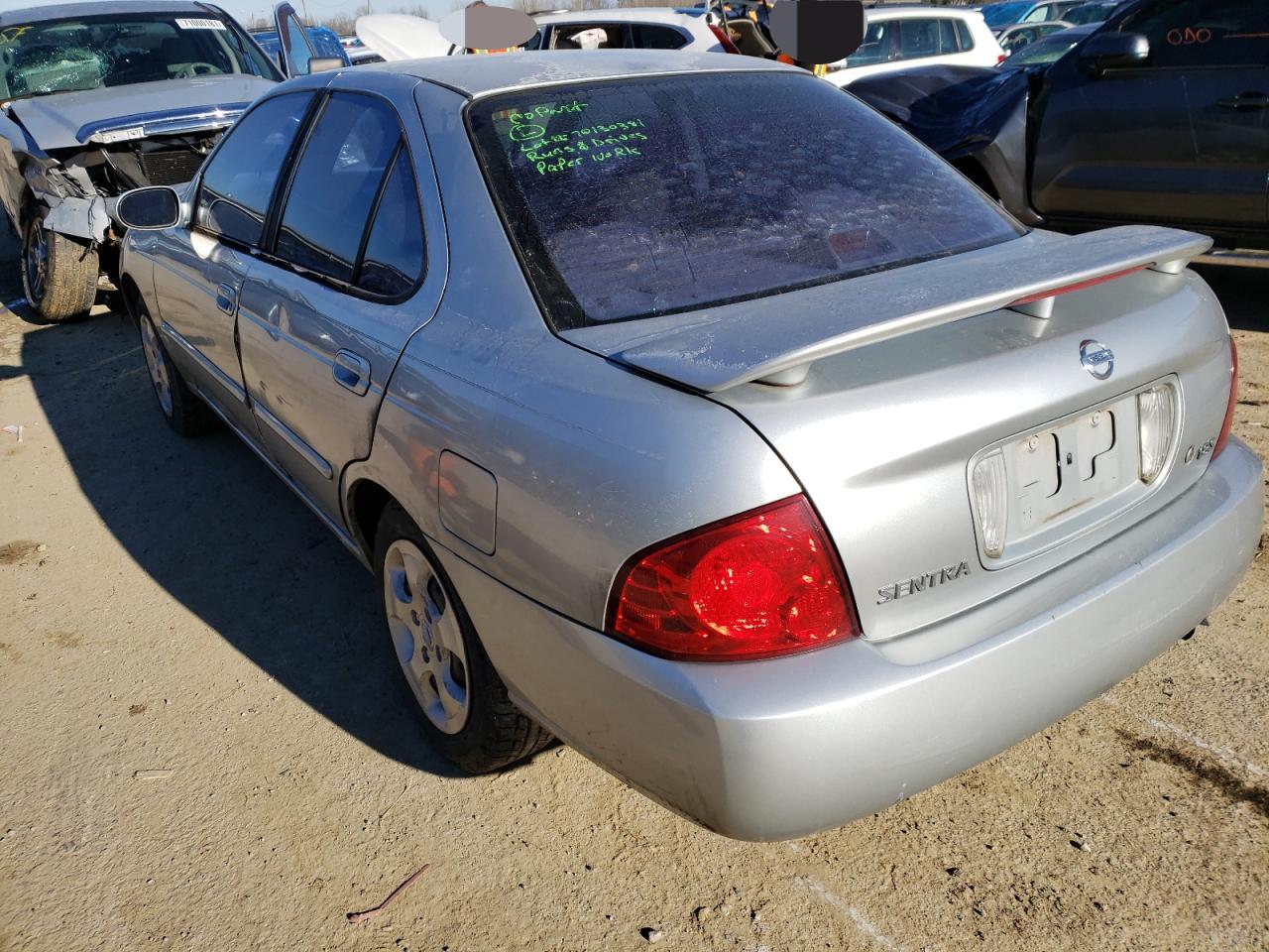 Photo 3 from auction – 2004 NISSAN SENTRA 1.8 with VIN 3N1CB51D44L879293