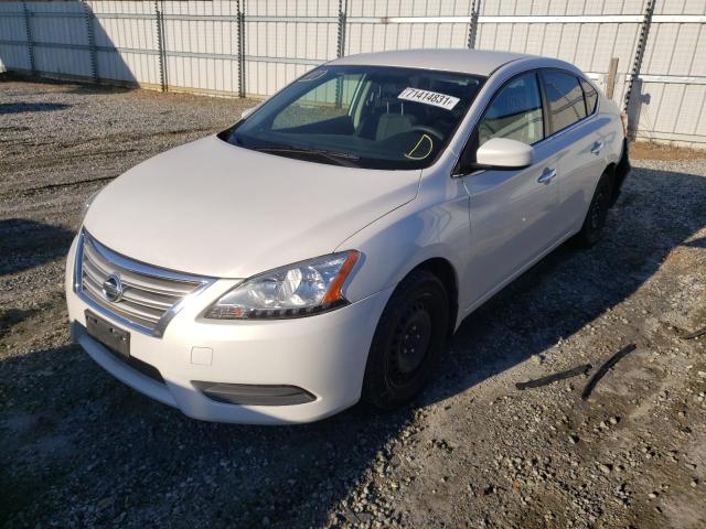 Photo 2 from auction – 2013 NISSAN SENTRA S with VIN 3N1AB7AP6DL798129