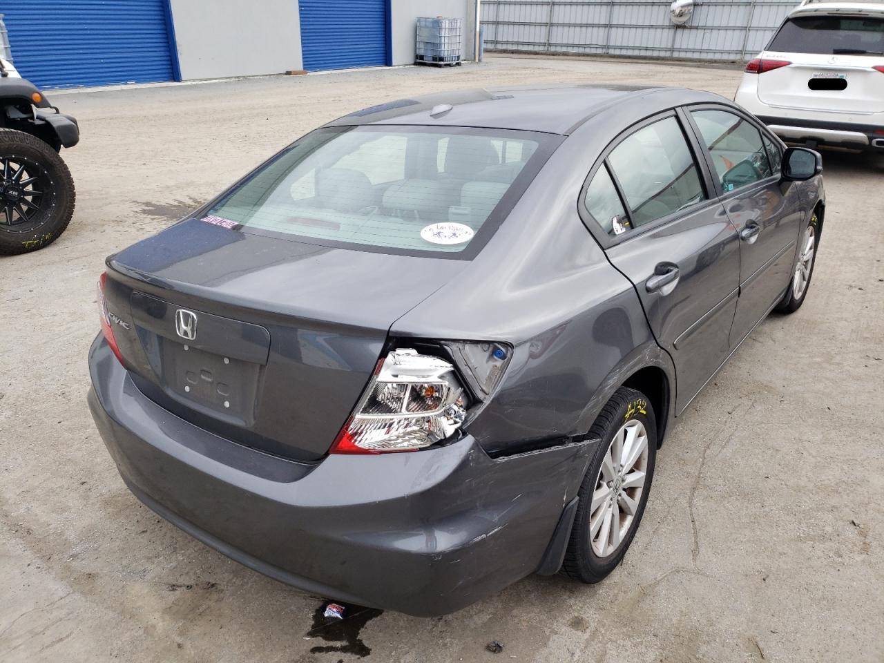 Photo 4 from auction – 2012 HONDA CIVIC EXL with VIN 2HGFB2F91CH528668