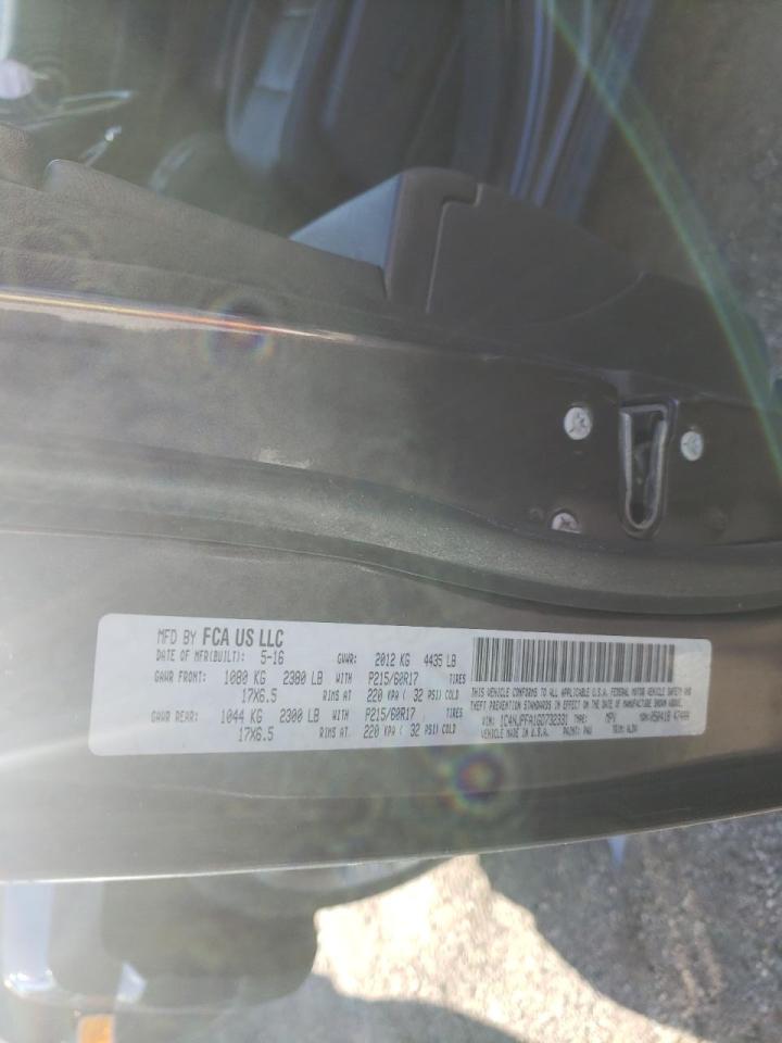 Photo 10 from auction – 2016 JEEP PATRIOT LA with VIN 1C4NJPFA1GD732331