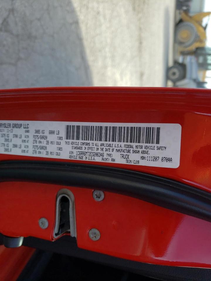 Photo 10 from auction – 2014 RAM 1500 SPORT with VIN 1C6RR6MT2ES206346