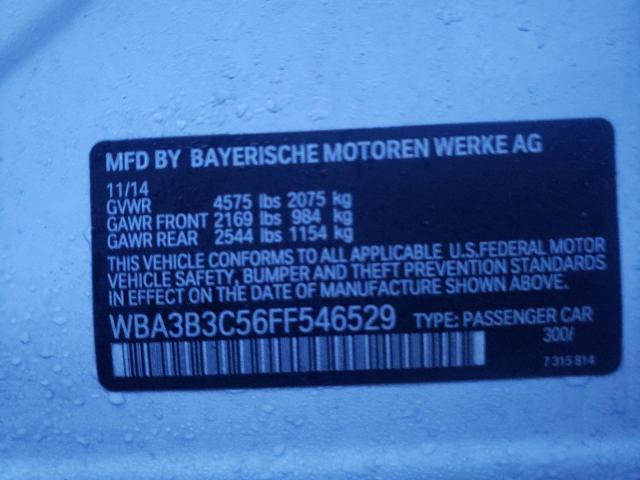 Photo 10 from auction – 2015 BMW 328 XI with VIN WBA3B3C56FF546529