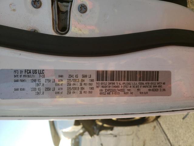 Photo 10 from auction – 2018 DODGE JOURNEY CR with VIN 3C4PDDGG9JT449551