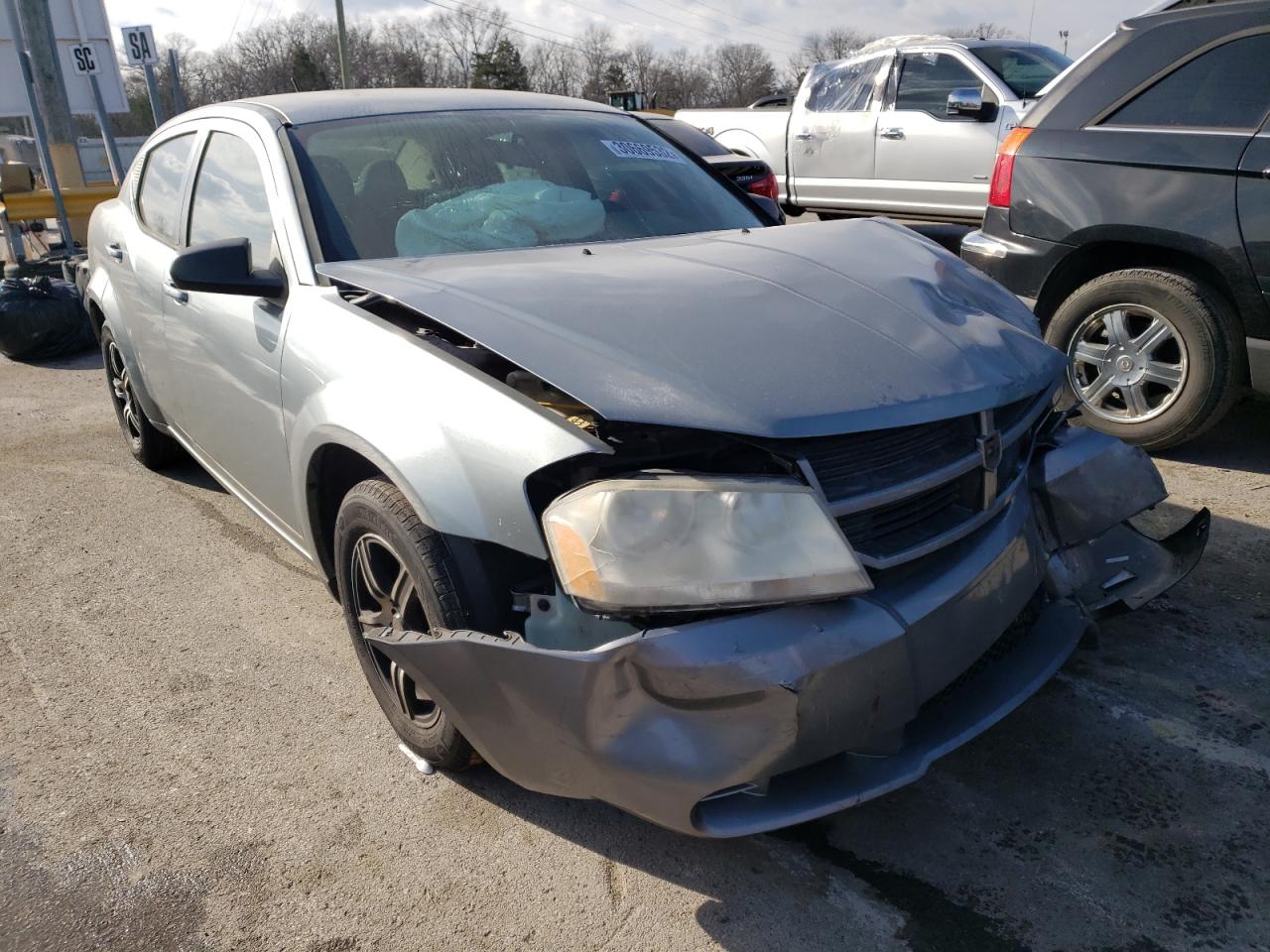 DODGE AVENGER SE 2008 with VIN 1B3LC46K88N121735 - Photo from auction