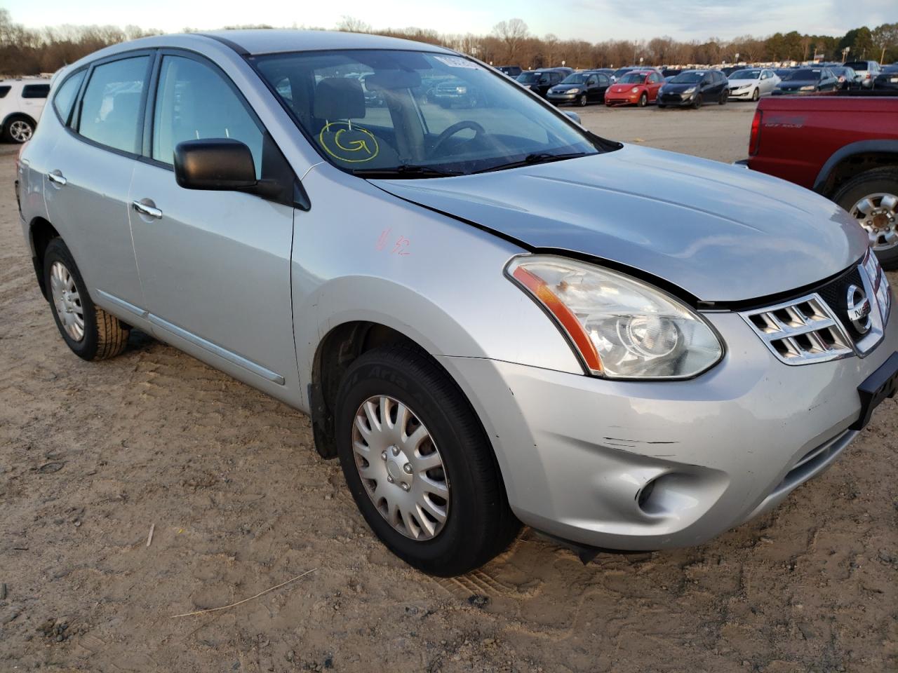 NISSAN ROGUE S 2013 with VIN JN8AS5MT9DW518910 - Photo from auction