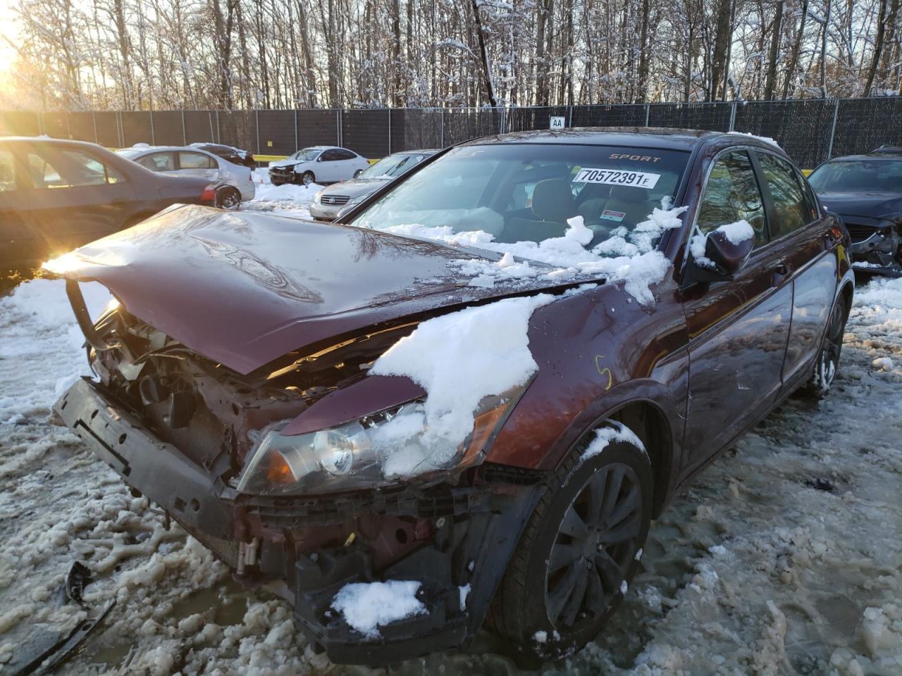 Photo 2 from auction – 2011 HONDA ACCORD EX with VIN 1HGCP2F77BA000360